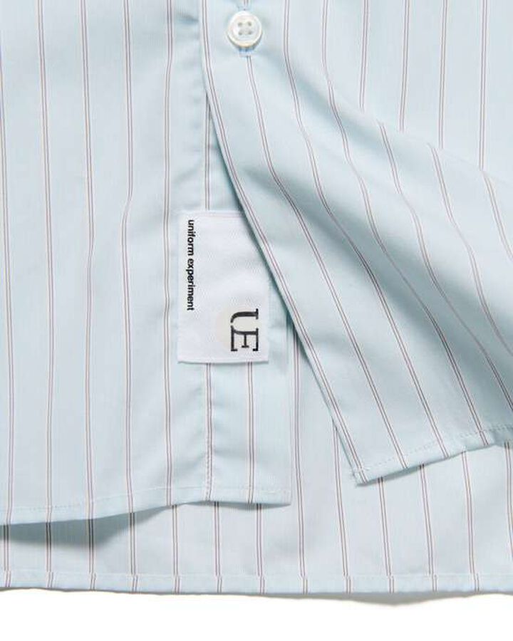 STRIPE S/S SHIRT,LIGHT BLUE, medium image number 3