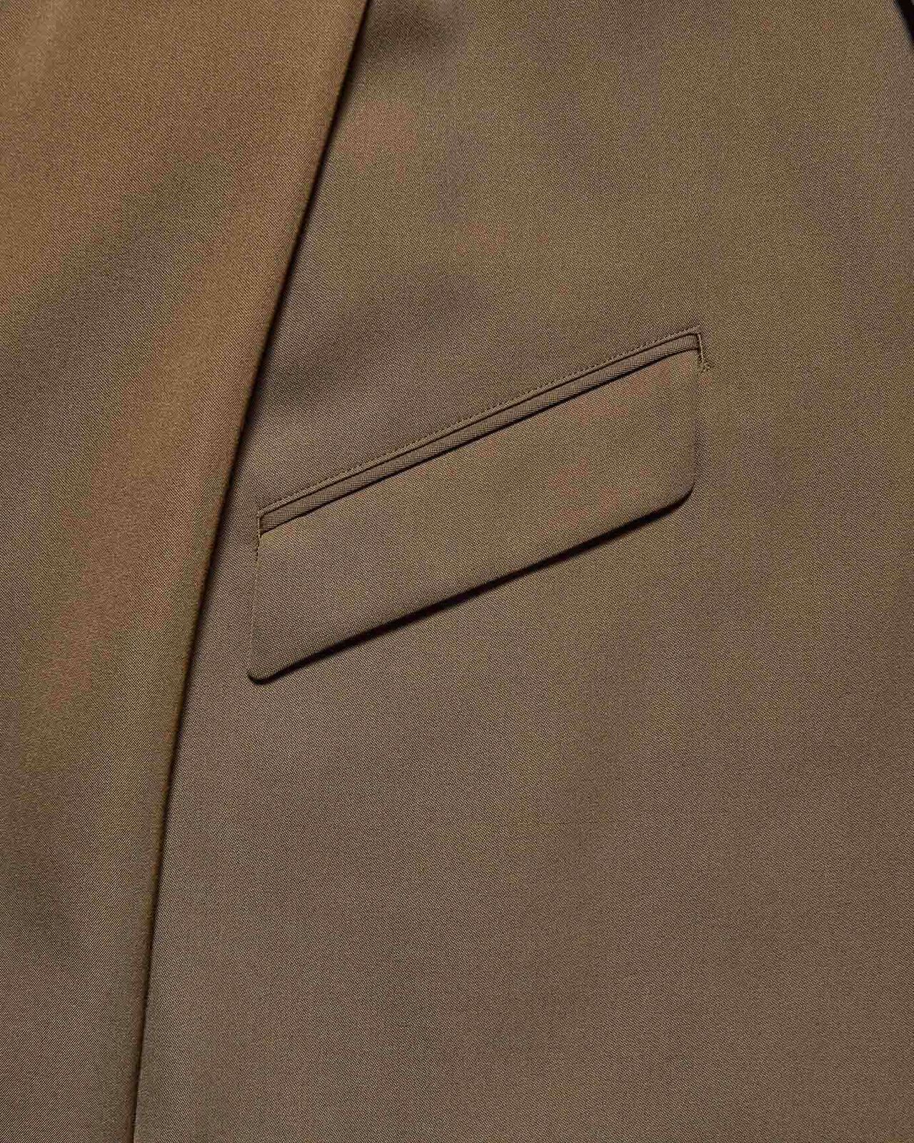 DOESKIN WOOL OVERSIZED JACKET,BROWN, large image number 3