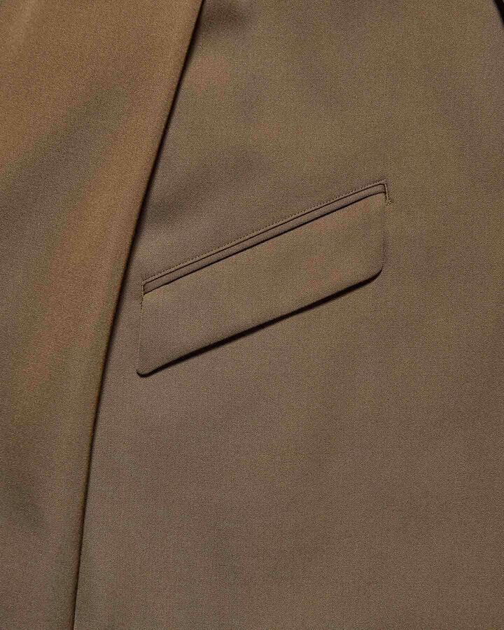 DOESKIN WOOL OVERSIZED JACKET,BROWN, medium image number 3