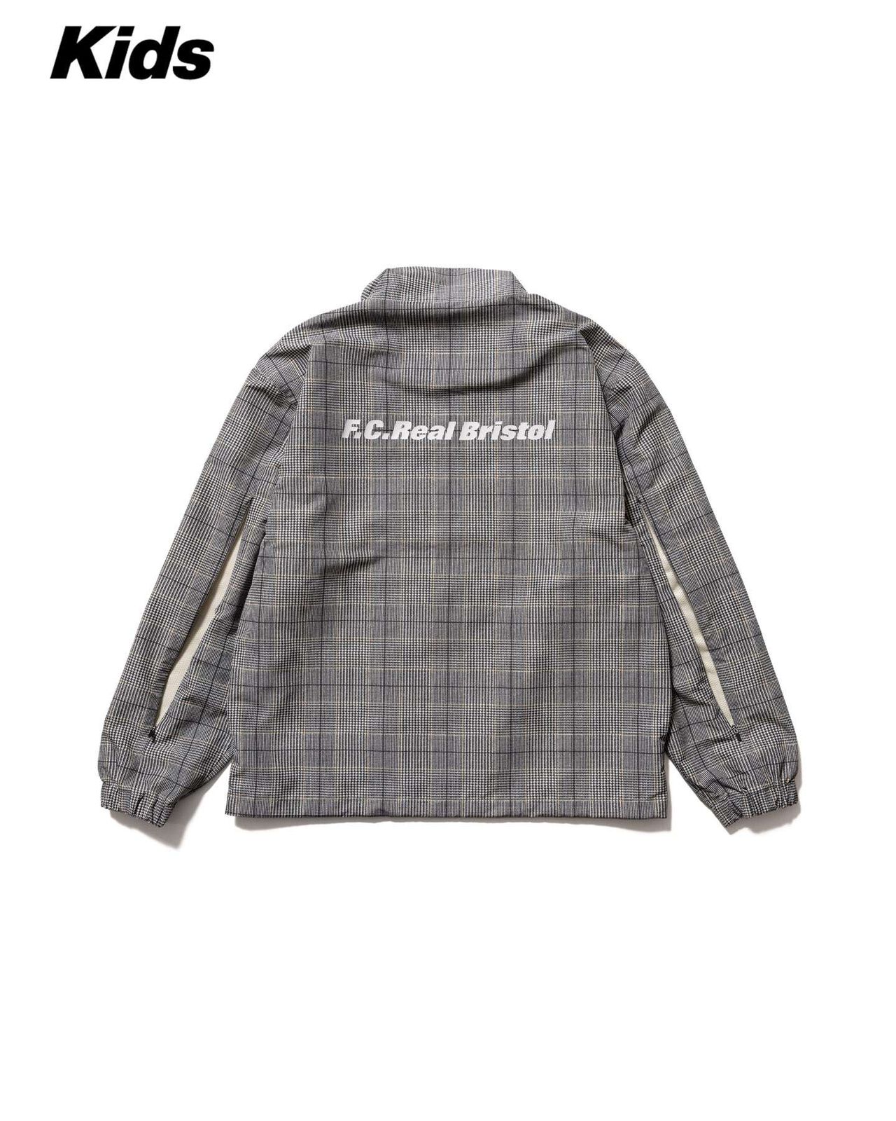 PLAID VENTILATION PRACTICE JACKET,GRAY, large image number 1