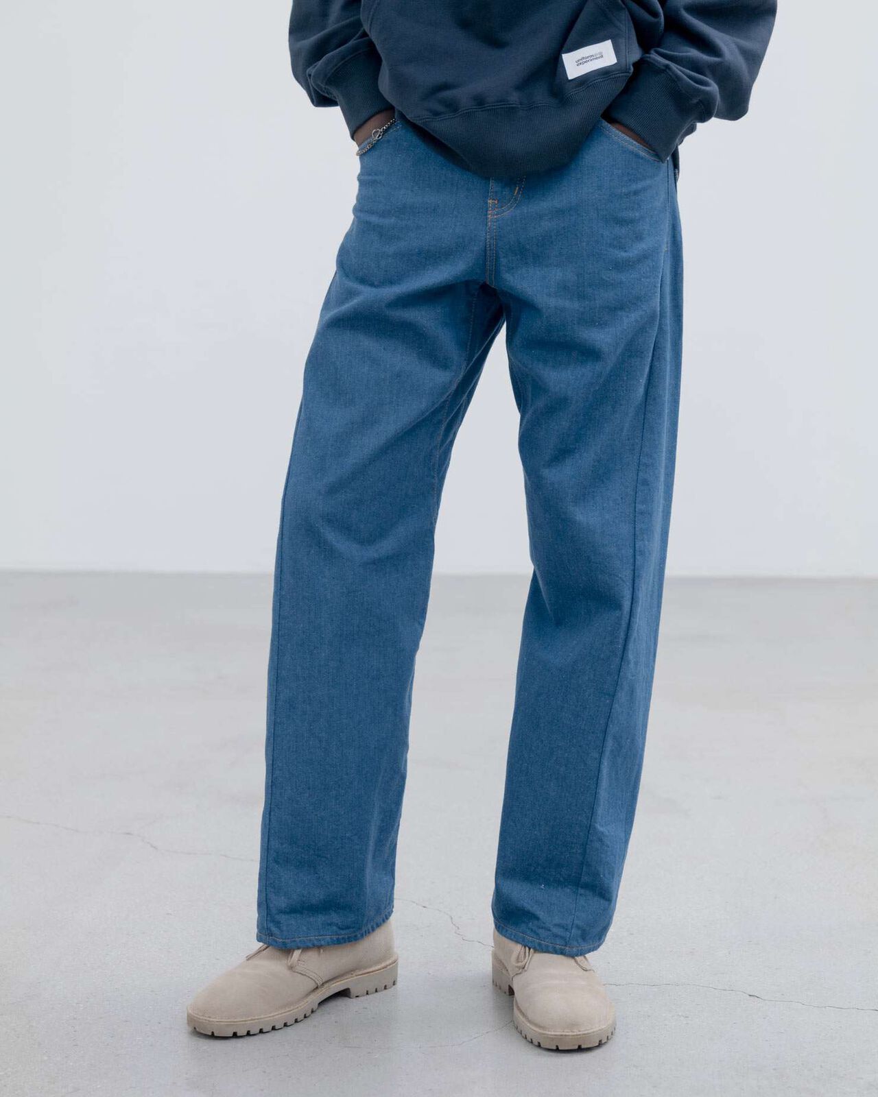 RECONSTRUCTION JEANS,LIGHT INDIGO, large image number 7