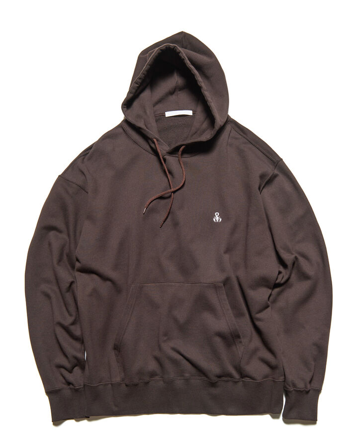 SCORPION WIDE SWEAT HOODIE,BROWN, medium