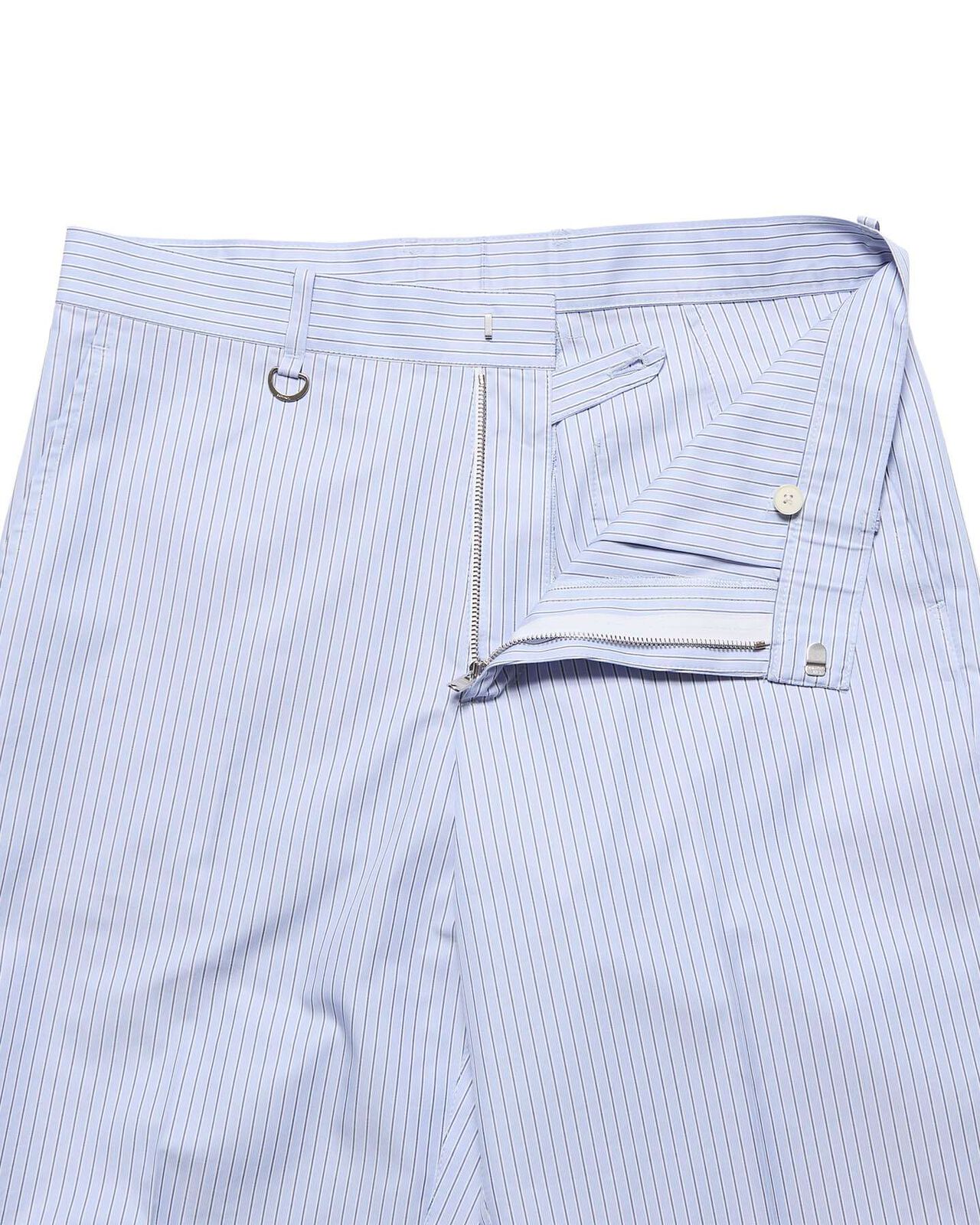 BROADCLOTH SLIM SLACKS,LIGHT BLUE, large image number 2