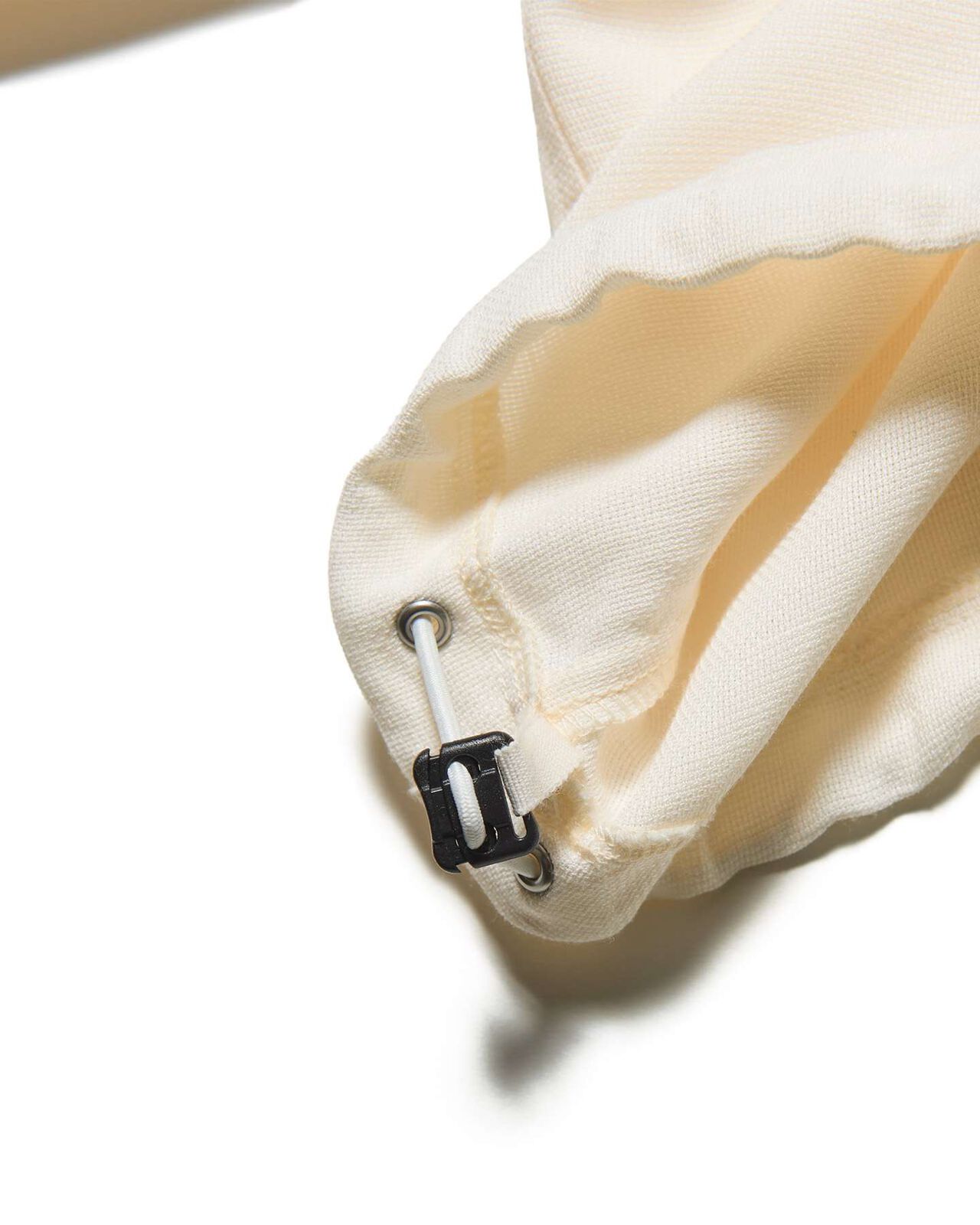 LINEN MESH L/S POLO,OFF WHITE, large image number 3