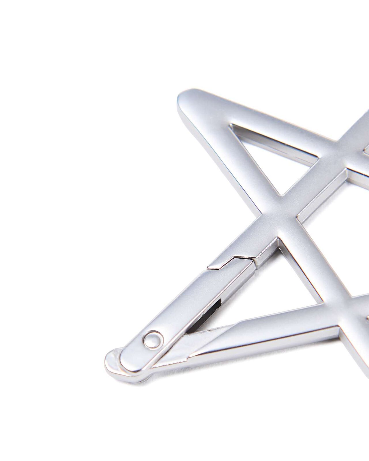 STAR KEYRING,SILVER, large image number 3