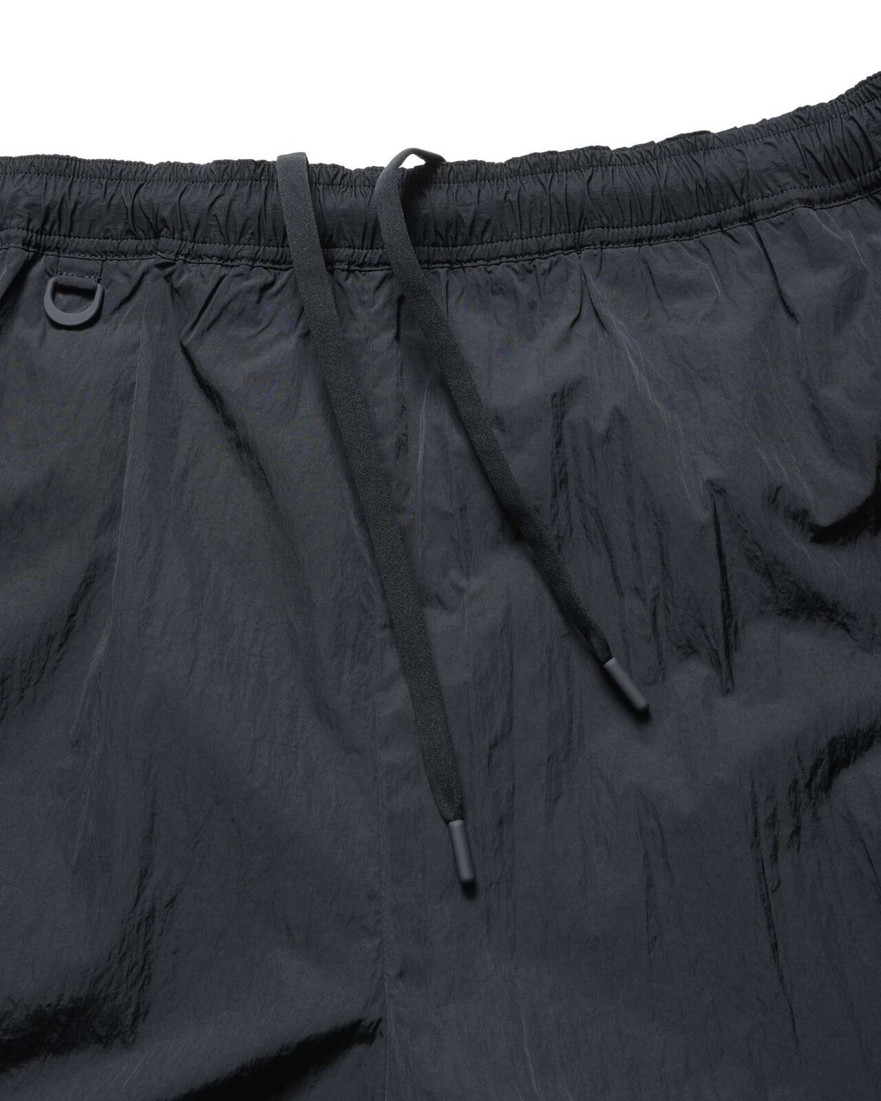 BIG LOGO NYLON EASY PANTS,BLACK, large image number 4