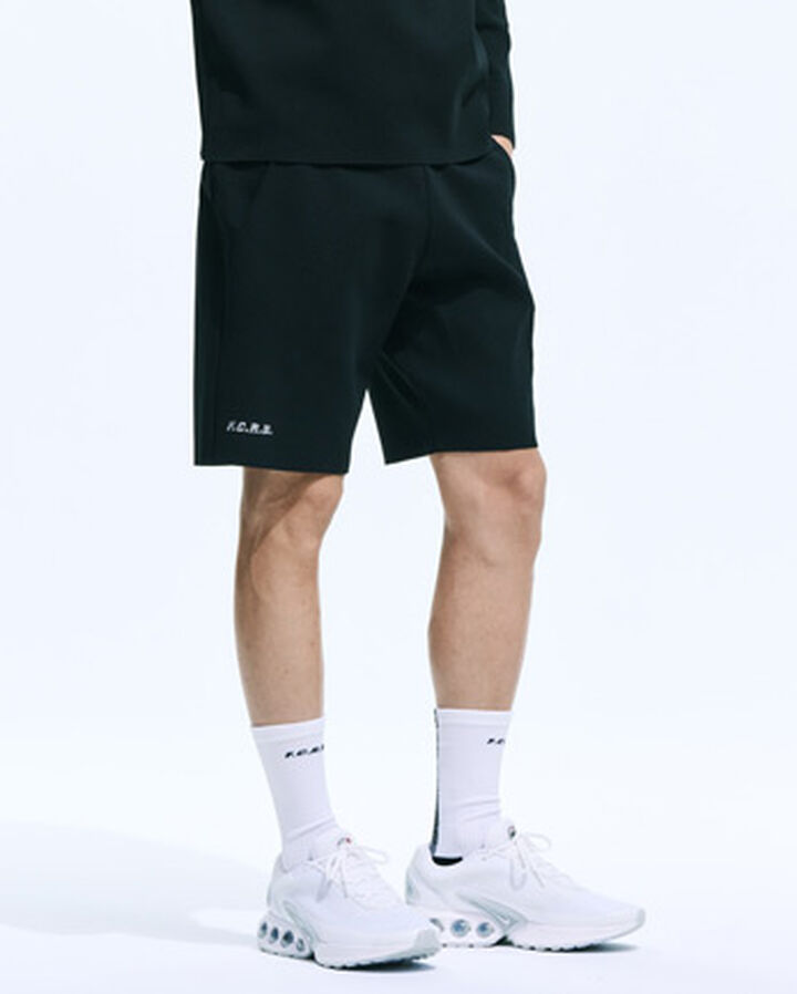 TECH KNIT RELAX SHORTS,BLACK, medium image number 6