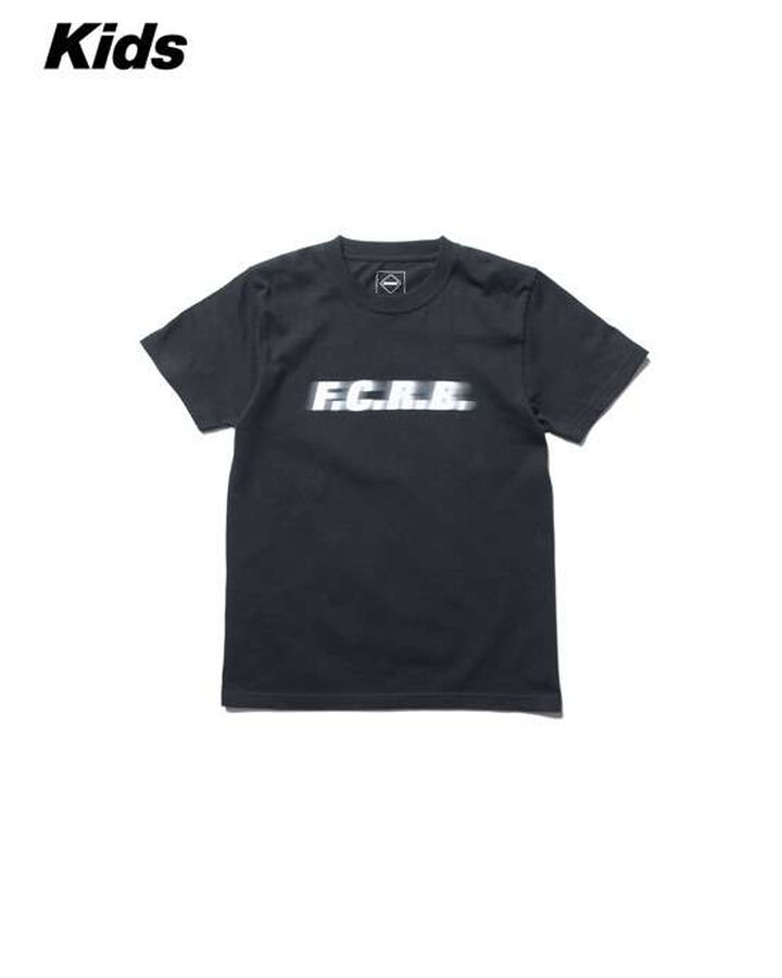 BLURRED LOGO S/S TEE,BLACK, medium