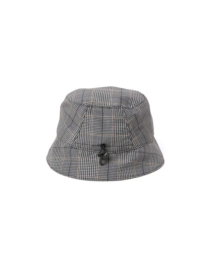 PLAID HAT,GRAY, medium image number 3