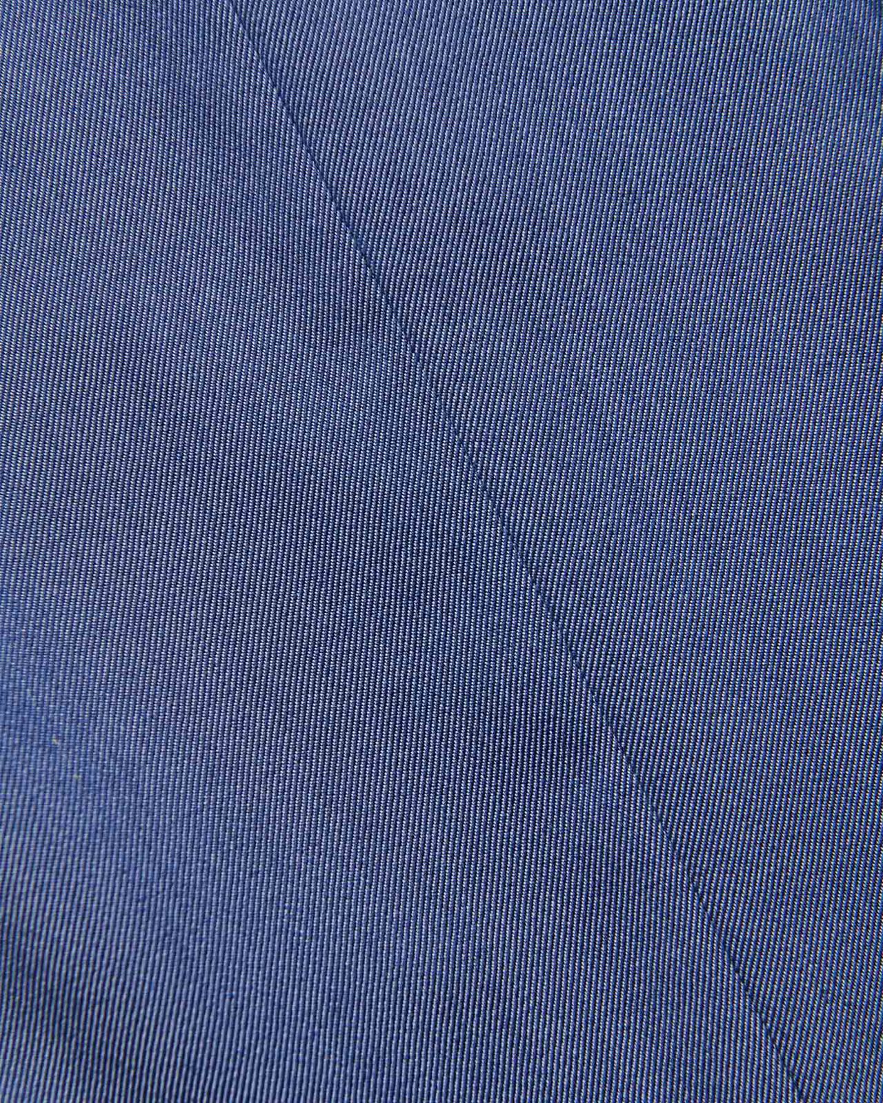 DENIM SIDE POCKET TAPERED CROPPED SLACKS,NAVY, large image number 5