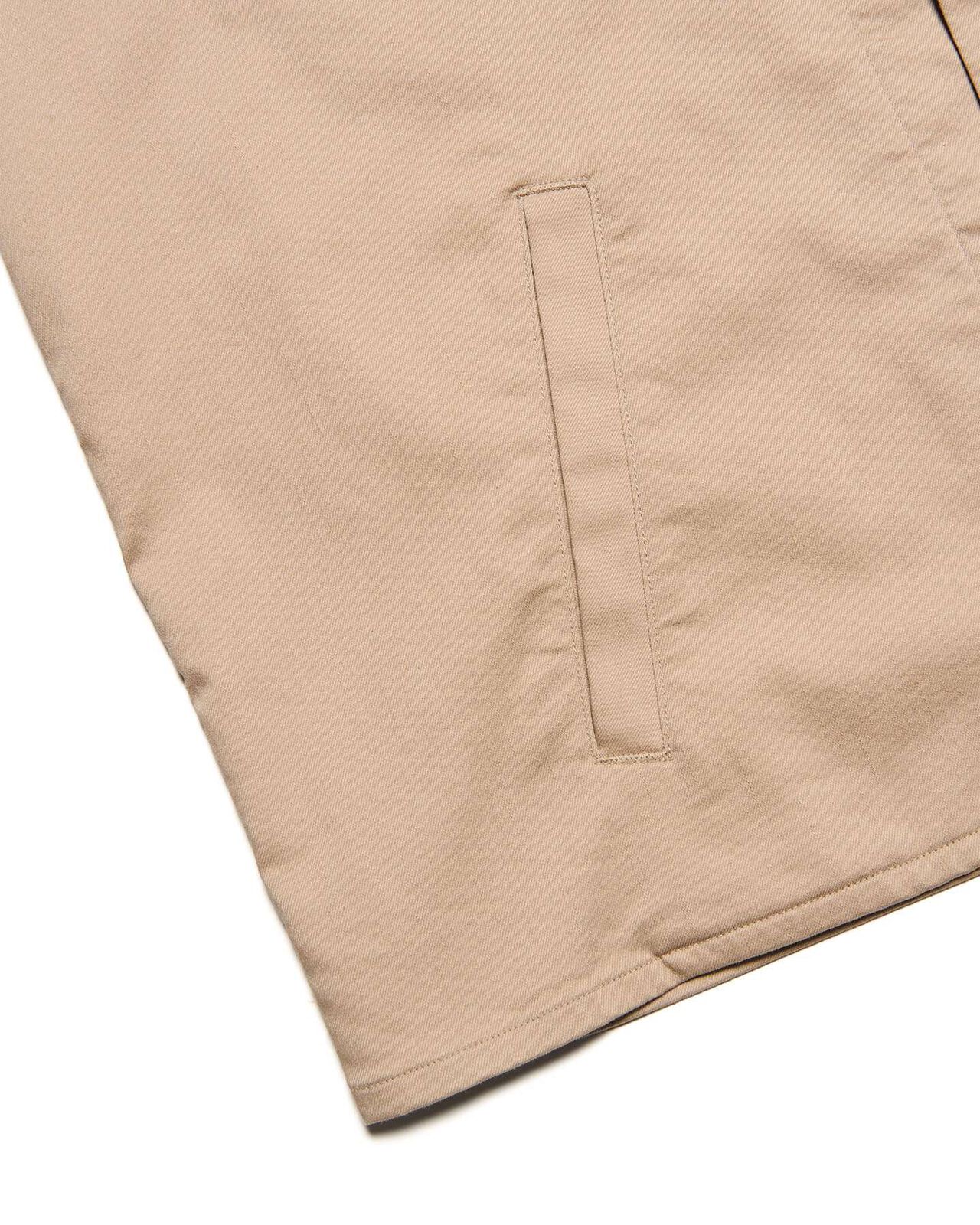 STRETCH TWILL FATIGUE SHIRT,BEIGE, large image number 3