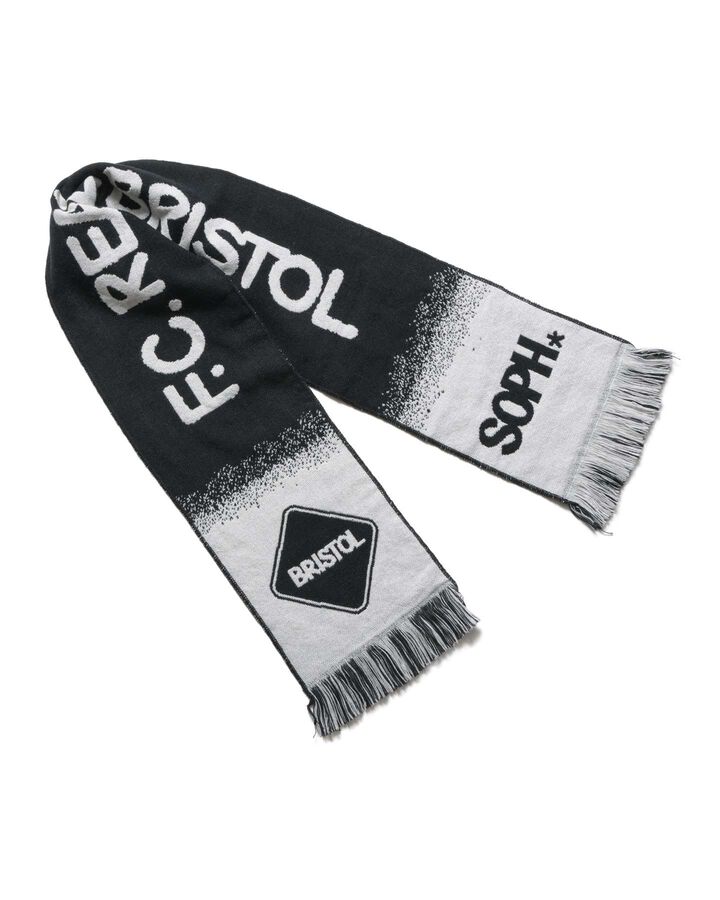 ERIC HAZE: SUPPORTER MUFFLER,BLACK, medium image number 1