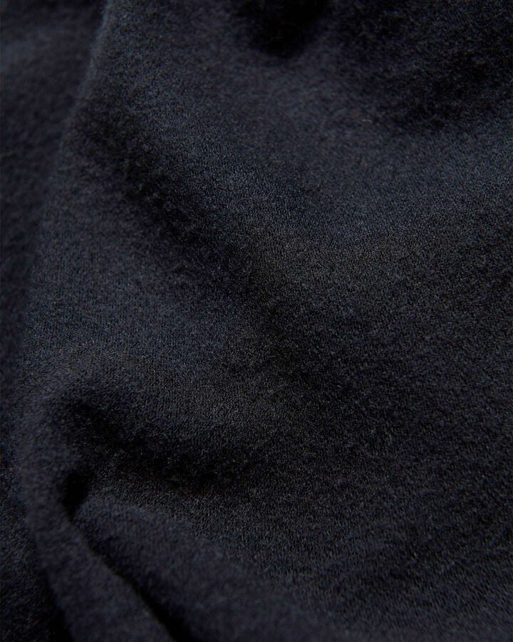 MICRO FLEECE TURTLENECK TOP,BLACK, medium image number 2