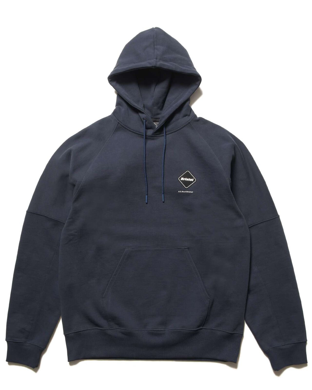 BIG LOGO BAGGY SWEAT HOODIE,NAVY, large image number 0