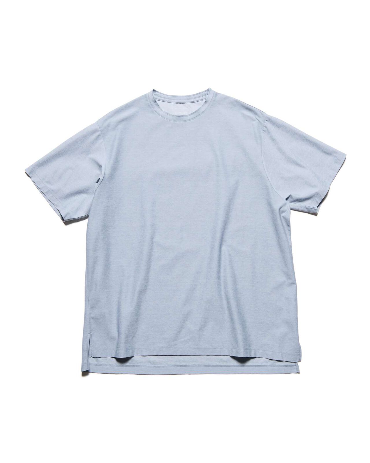 DOUBLE LOCK STITCH TEE,LIGHT BLUE, large image number 0