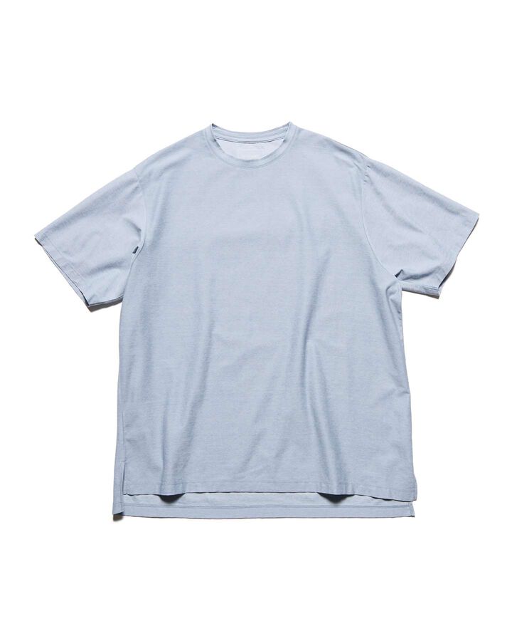DOUBLE LOCK STITCH TEE,LIGHT BLUE, medium