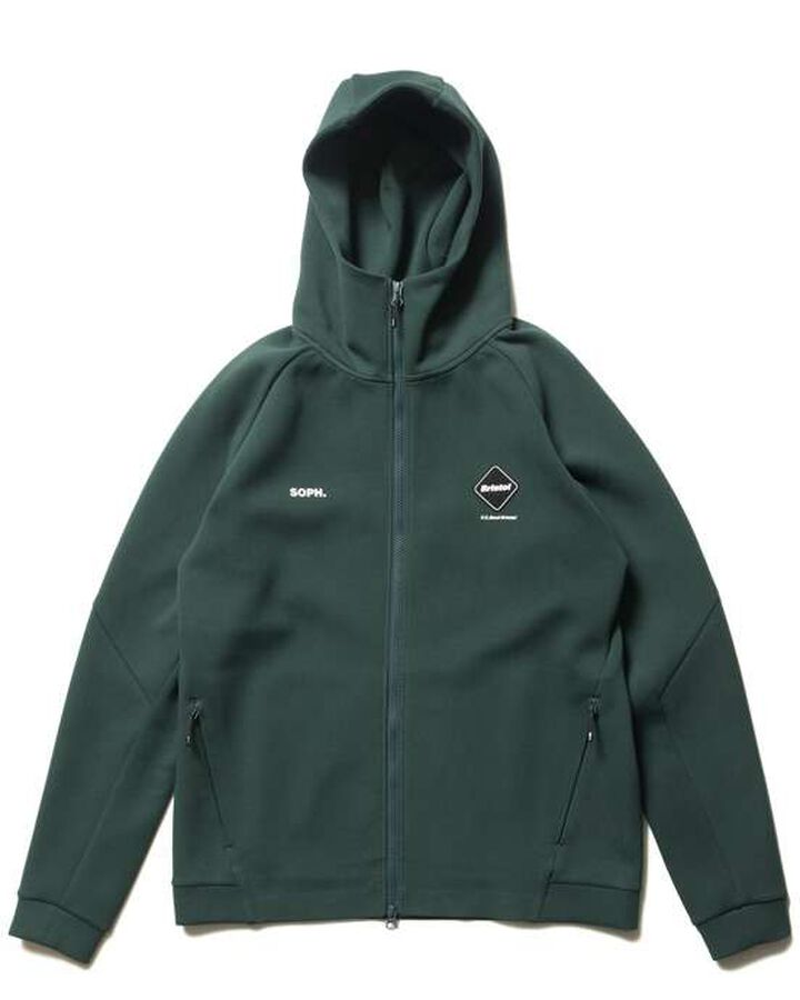 VENTILATION TRAINING HOODIE,GREEN, medium image number 0