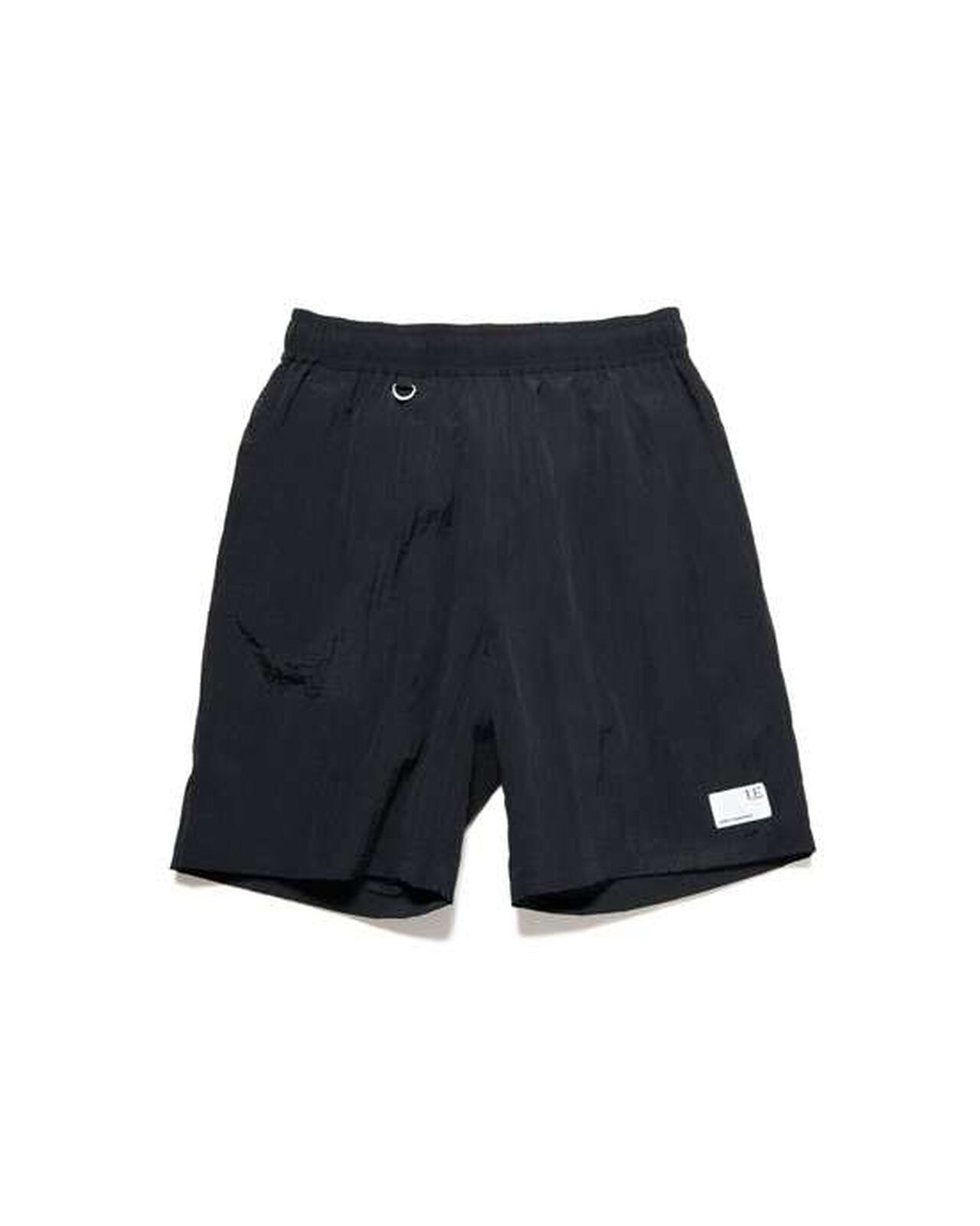 CRYSTAL NYLON EASY SHORTS,BLACK, large image number 0