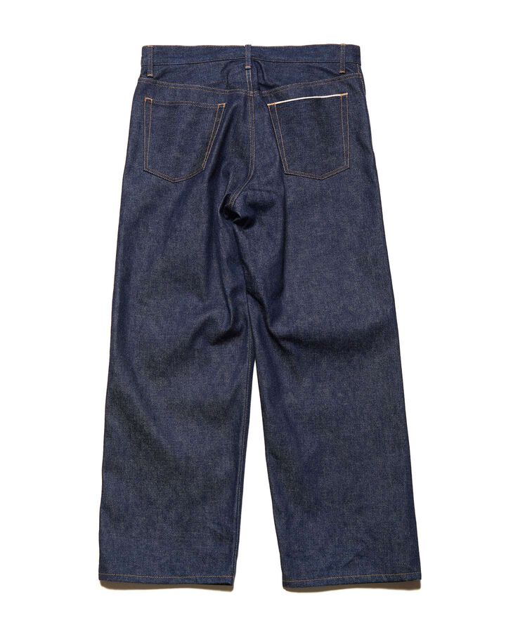 RIGID WIDE-FIT JEANS,INDIGO, medium image number 1