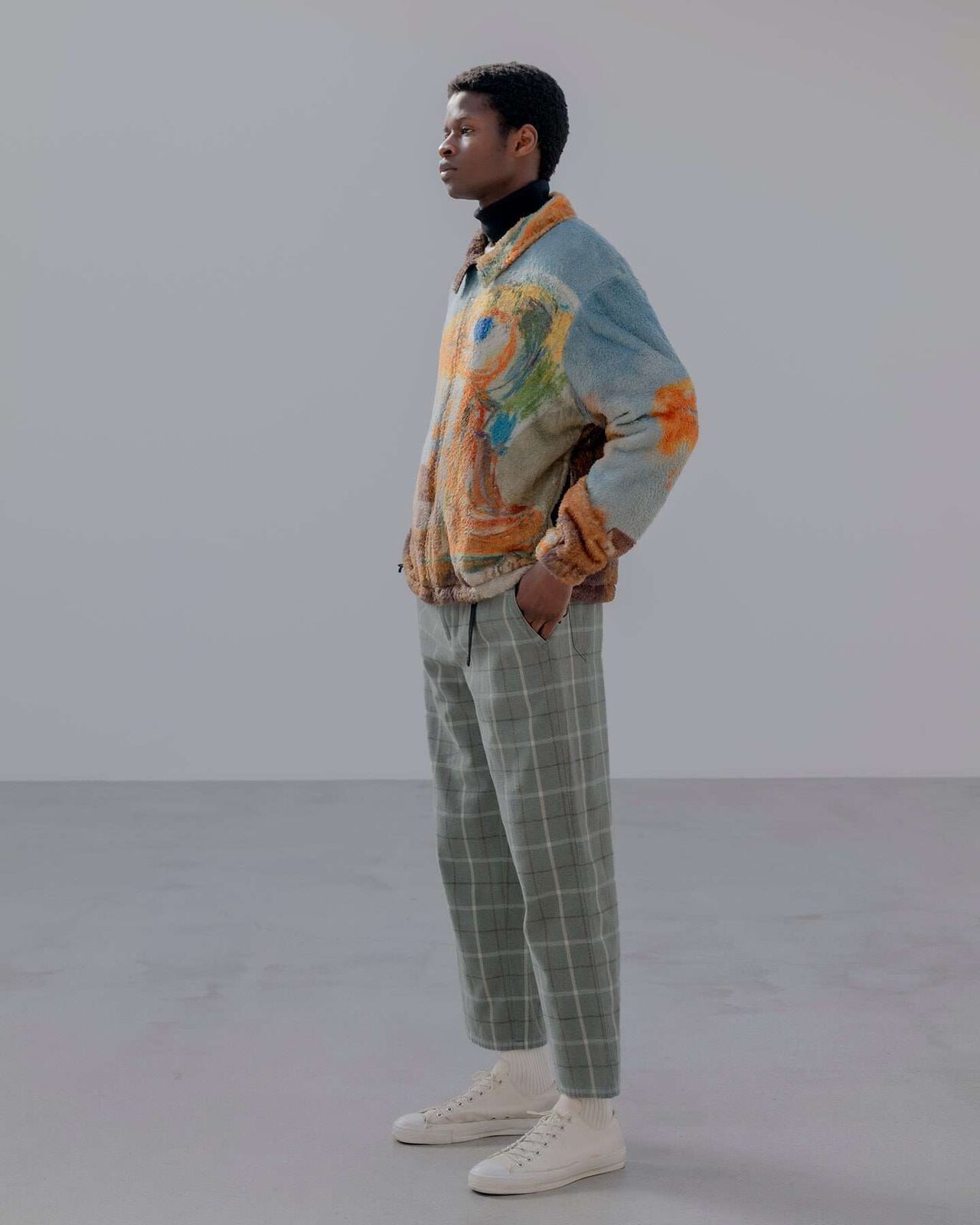 ASGER JORN: PAINTING FLEECE BLOUSON,B, large image number 7