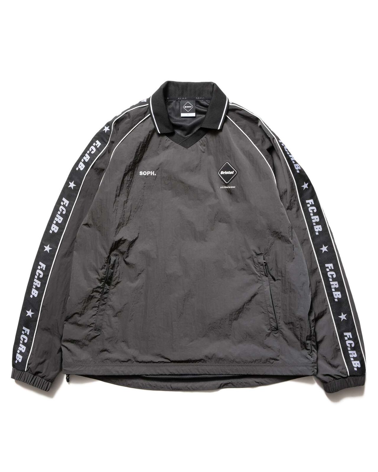 NYLON CHAMBRAY PRACTICE PISTE,CHARCOAL GRAY, large image number 0