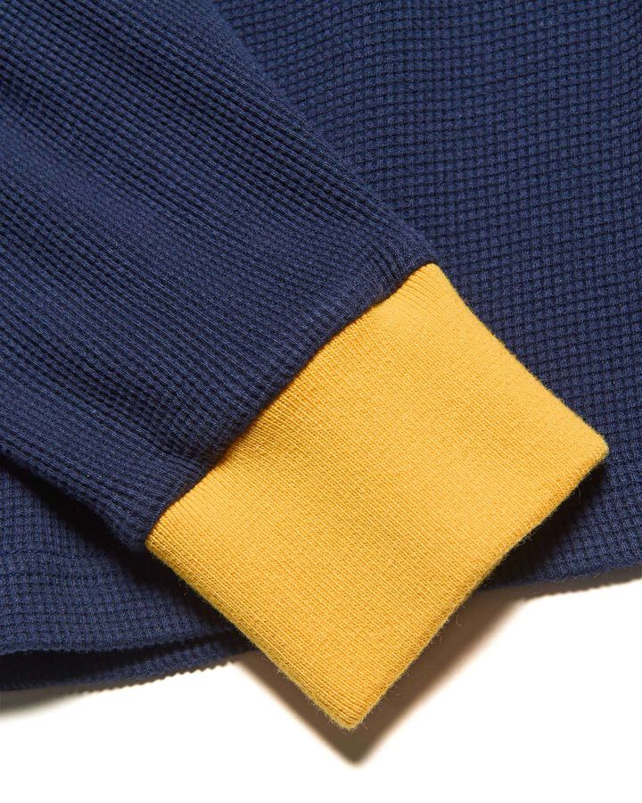 COLOR RIBBED WAFFLE CREWNECK TOP,B, medium image number 2