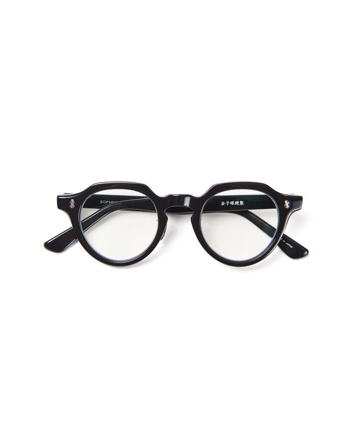 備長炭 PANTO GLASSES,BLACK, medium