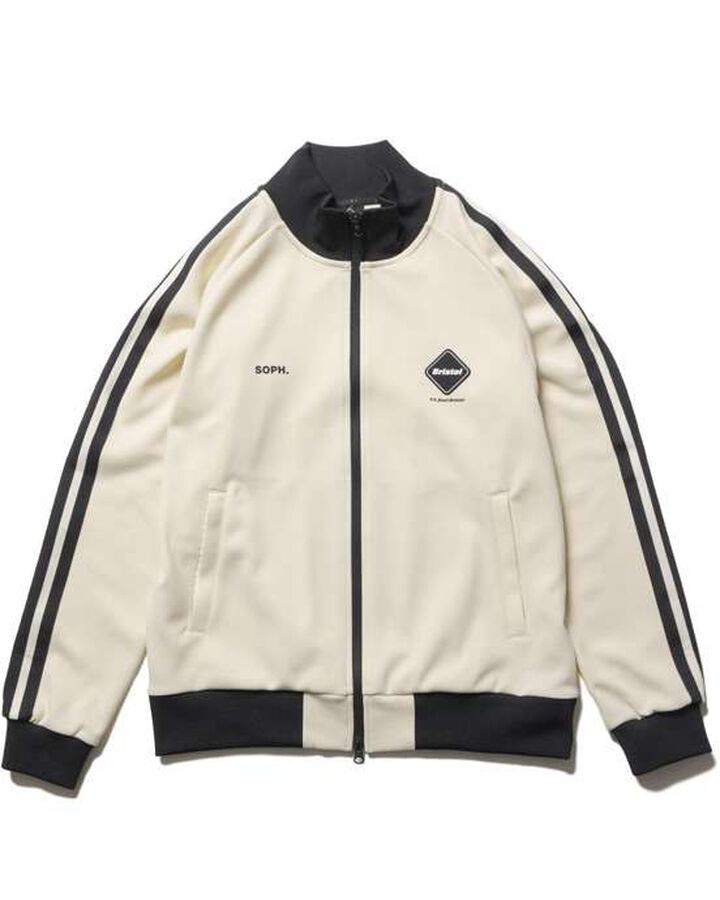 TRAINING TRACK JACKET,OFF WHITE, medium