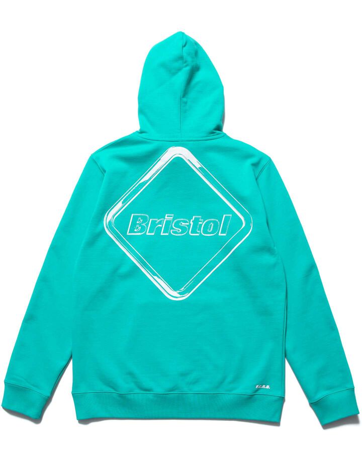 SHADOW EMBLEM SWEAT HOODIE,TURQUOISE, medium image number 0