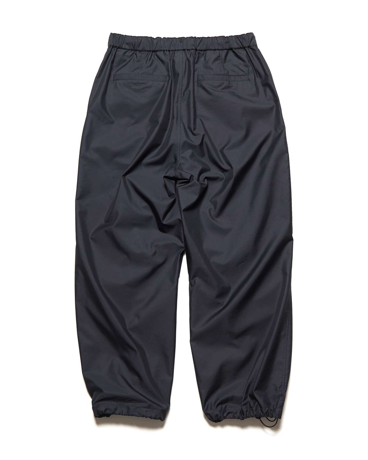 BROADCLOTH WIDE EASY PANTS,BLACK, large image number 1