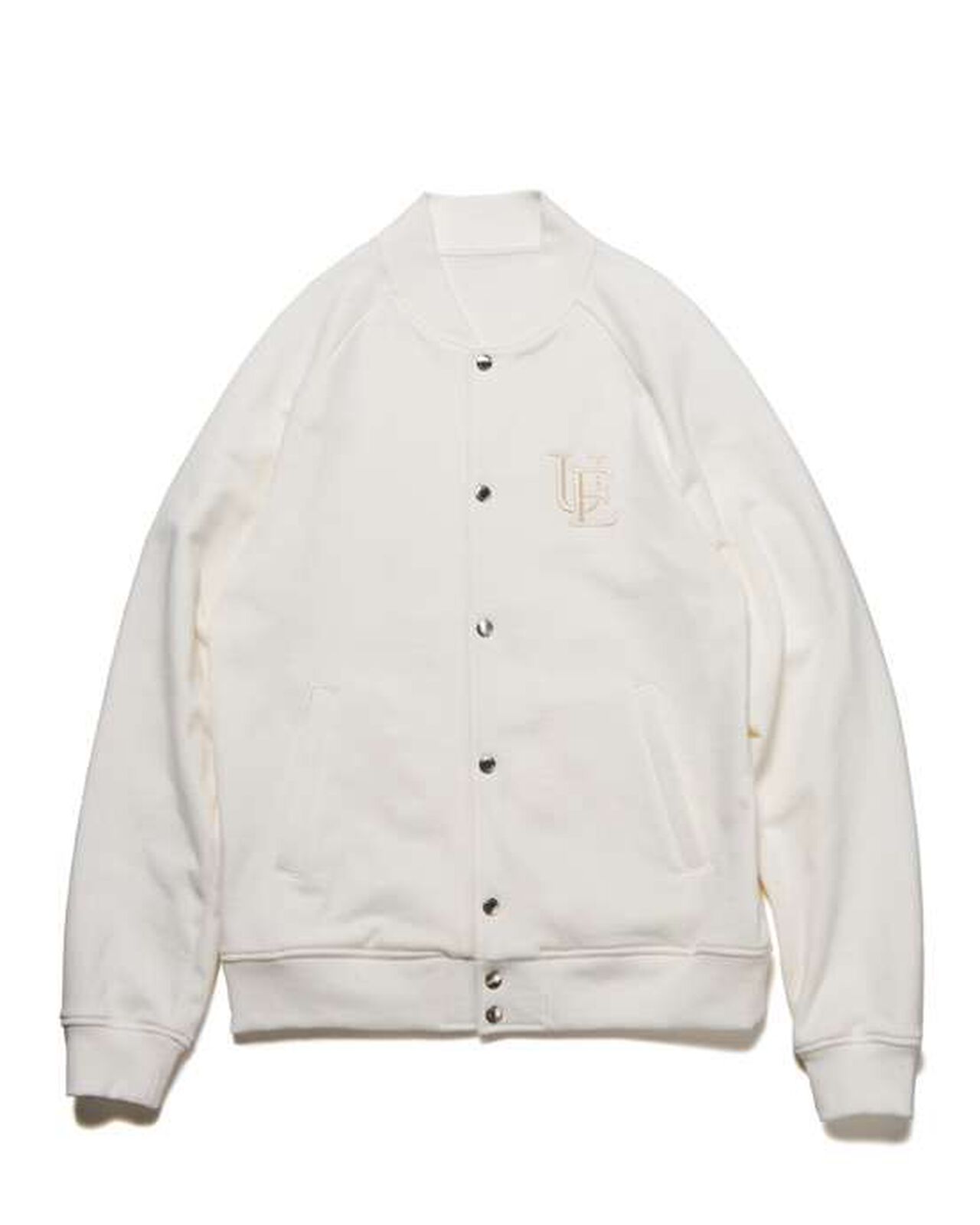 SWEAT VARSITY JACKET,WHITE, large image number 0