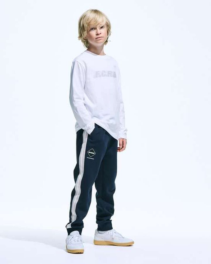 EFFECT LINE LOGO L/S TEE,NAVY, medium image number 3