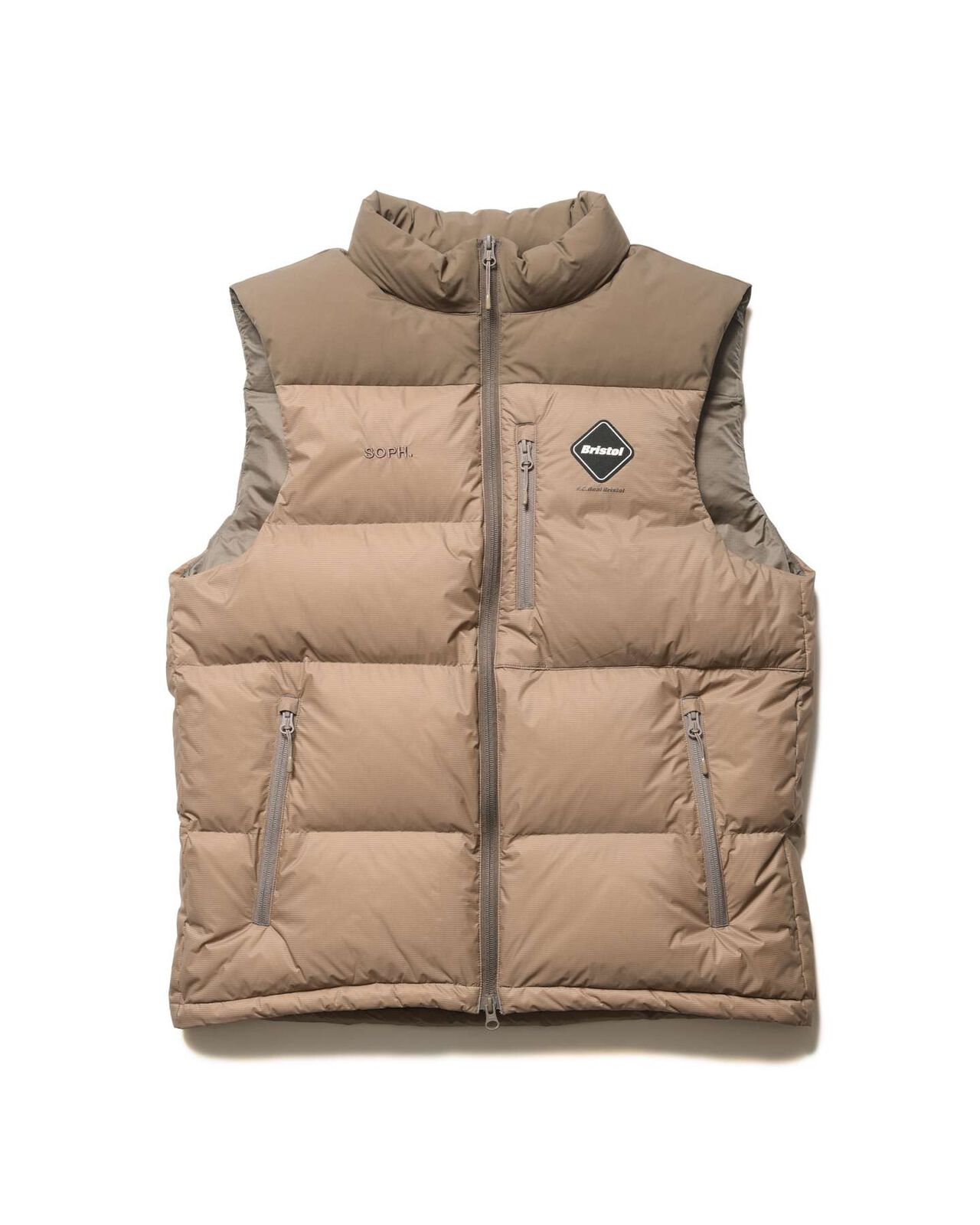 FIELD DOWN VEST,BEIGE, large image number 0