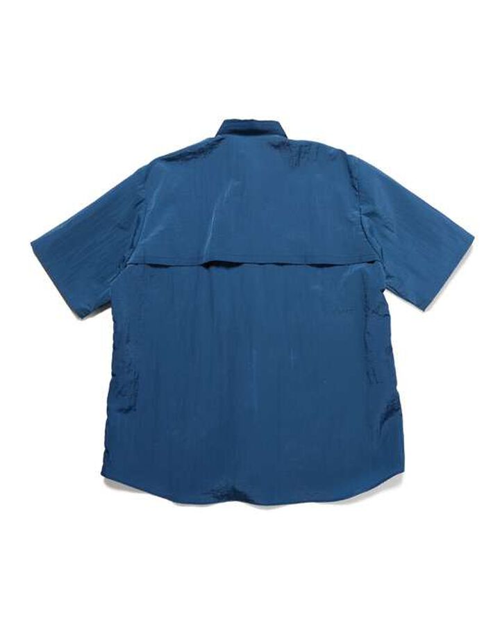 CRYSTAL NYLON VENTILATION SHIRT,NAVY, medium image number 1