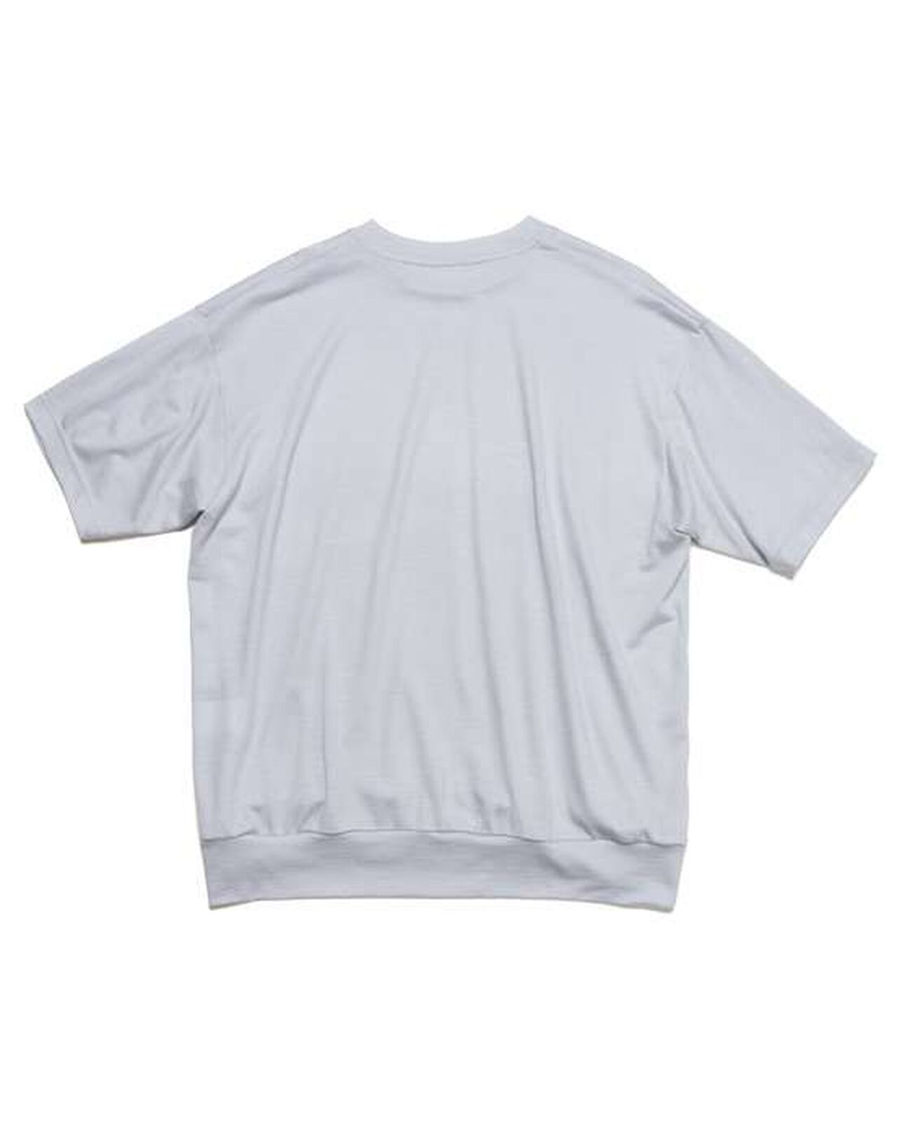 WASHABLE WOOL S/S TOP,GRAY, large image number 1
