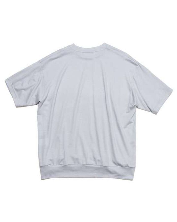 WASHABLE WOOL S/S TOP,GRAY, medium image number 1
