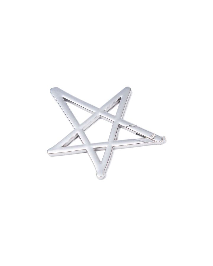 STAR KEYRING,SILVER, medium image number 1