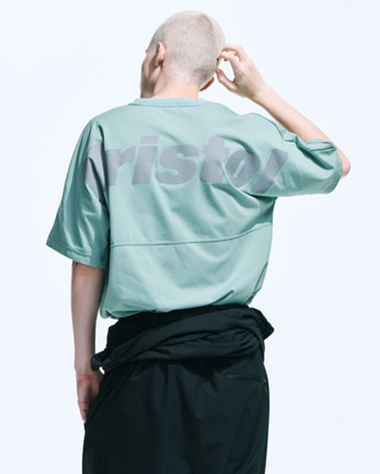 BIG LOGO S/S BAGGY TEE,PINK, large image number 4