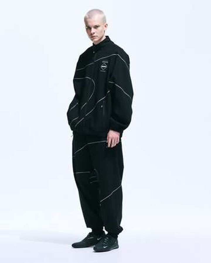 PDK REFLECT LINE BAGGY PANTS,BLACK, medium image number 6