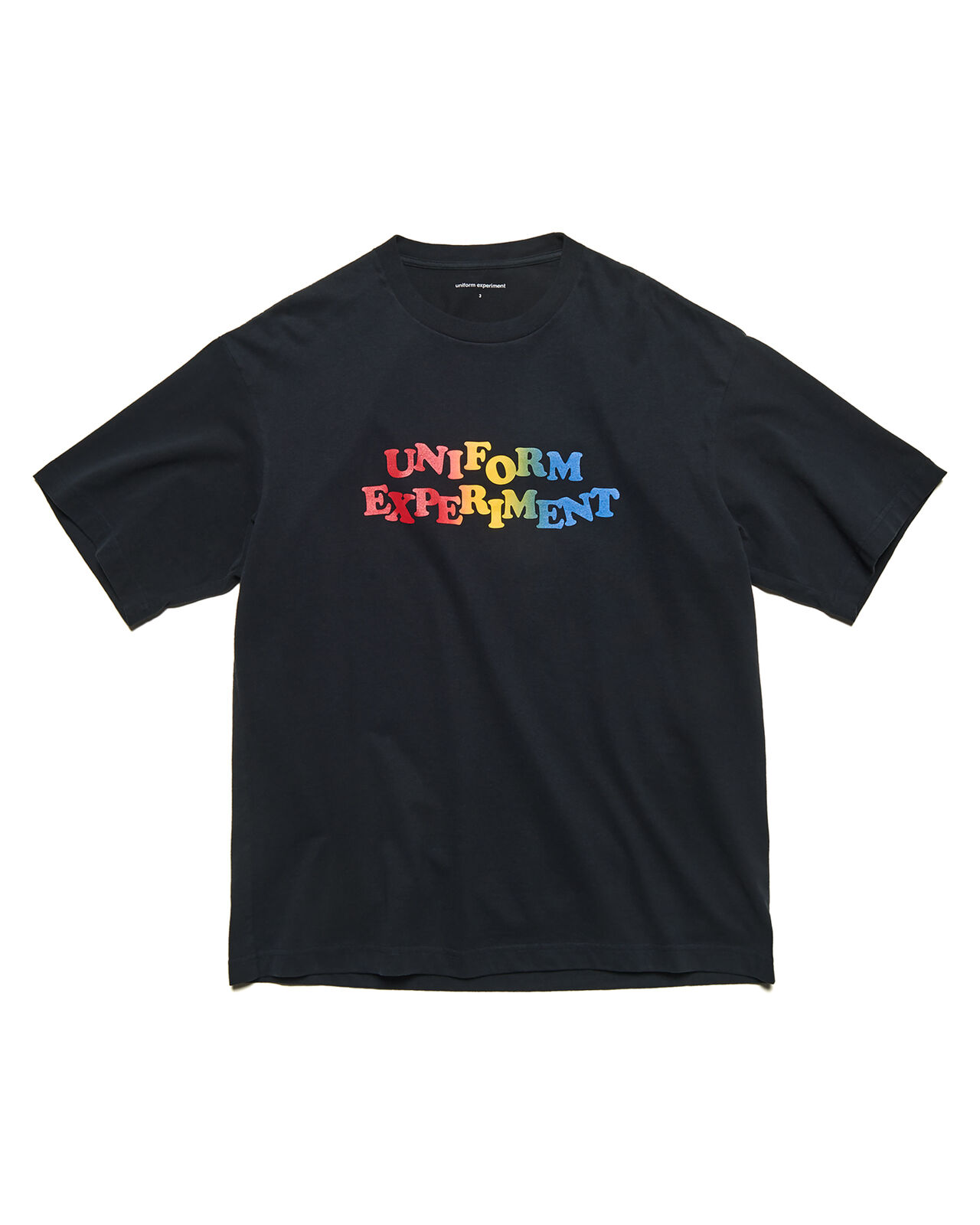 GRADATION LOGO S/S TEE,BLACK, large image number 0