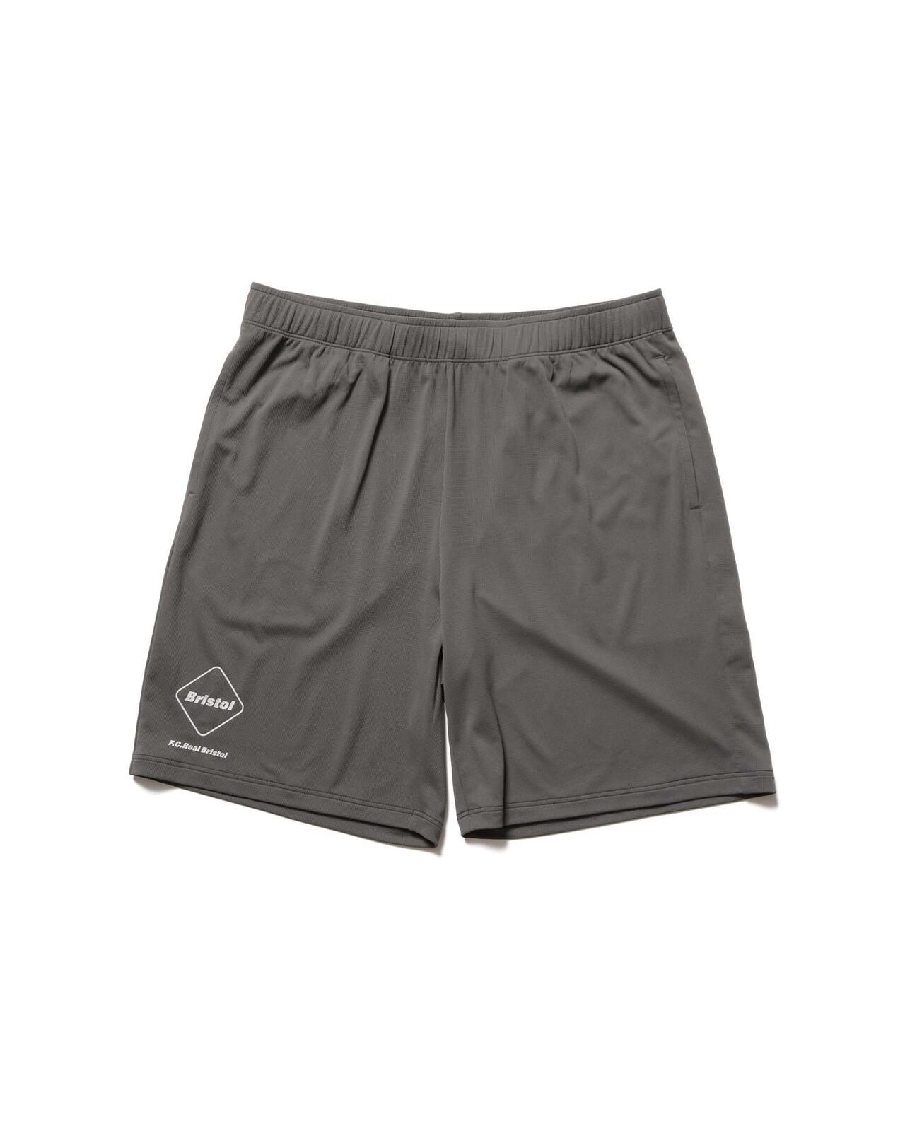 S/S TRAINING TOP&SHORTS,CHARCOAL GRAY, large image number 3
