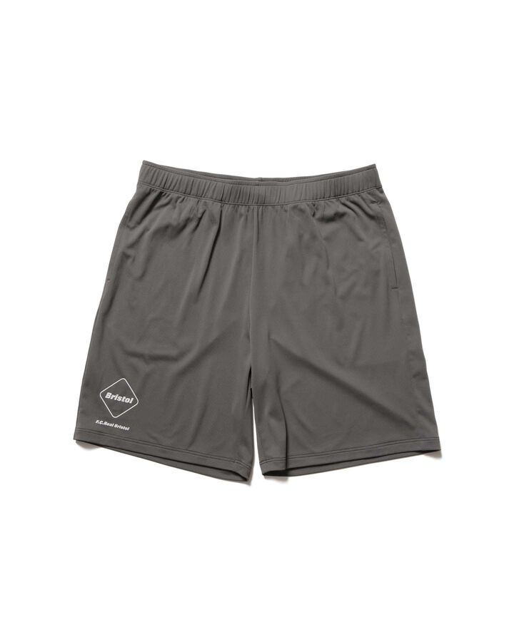 S/S TRAINING TOP&SHORTS,CHARCOAL GRAY, medium image number 3