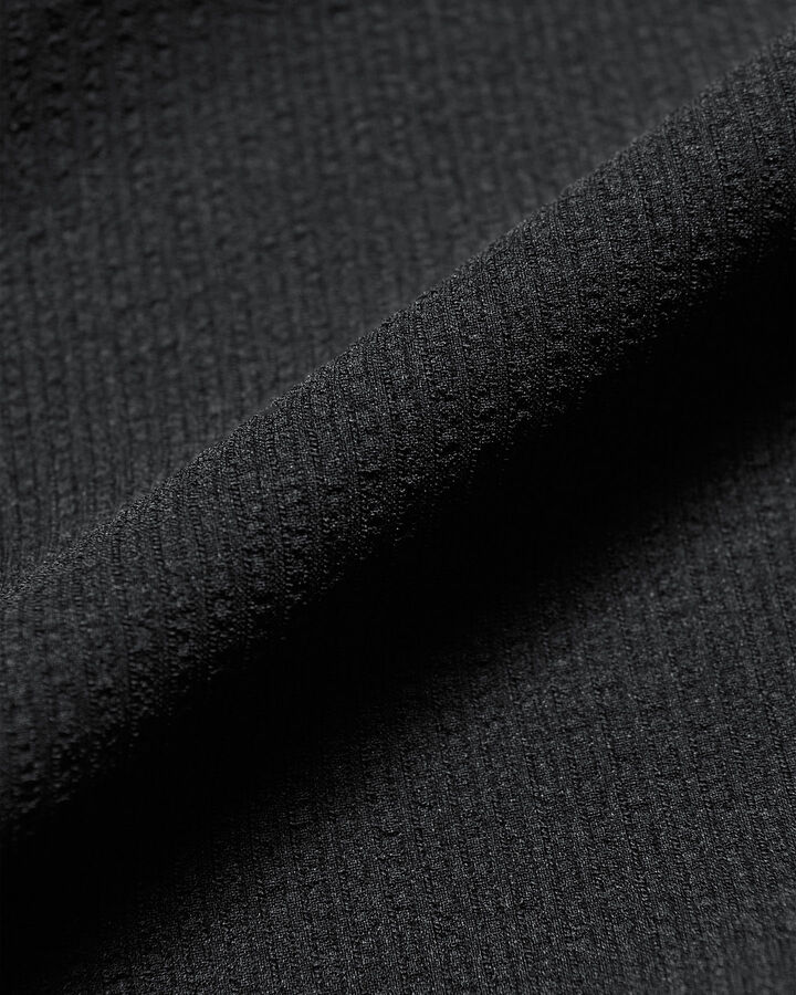 4WAY STRETCH SHIRRING SLIM-FIT SLACKS,BLACK, medium image number 4