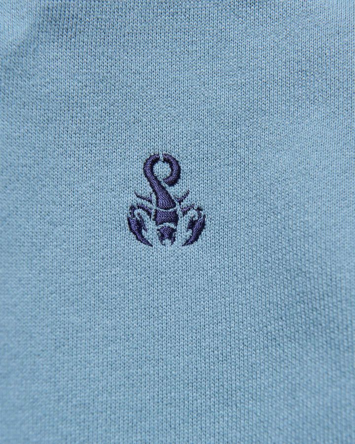SCORPION WIDE SWEAT HOODIE,BLUE, medium image number 3