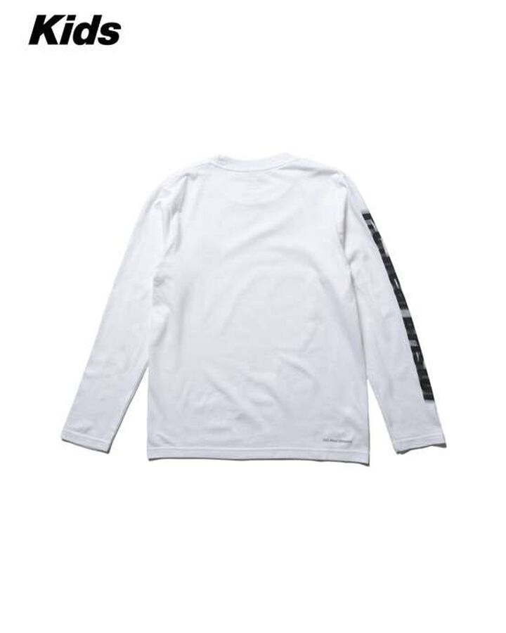 BLURRED LOGO L/S TEE,WHITE, medium image number 1