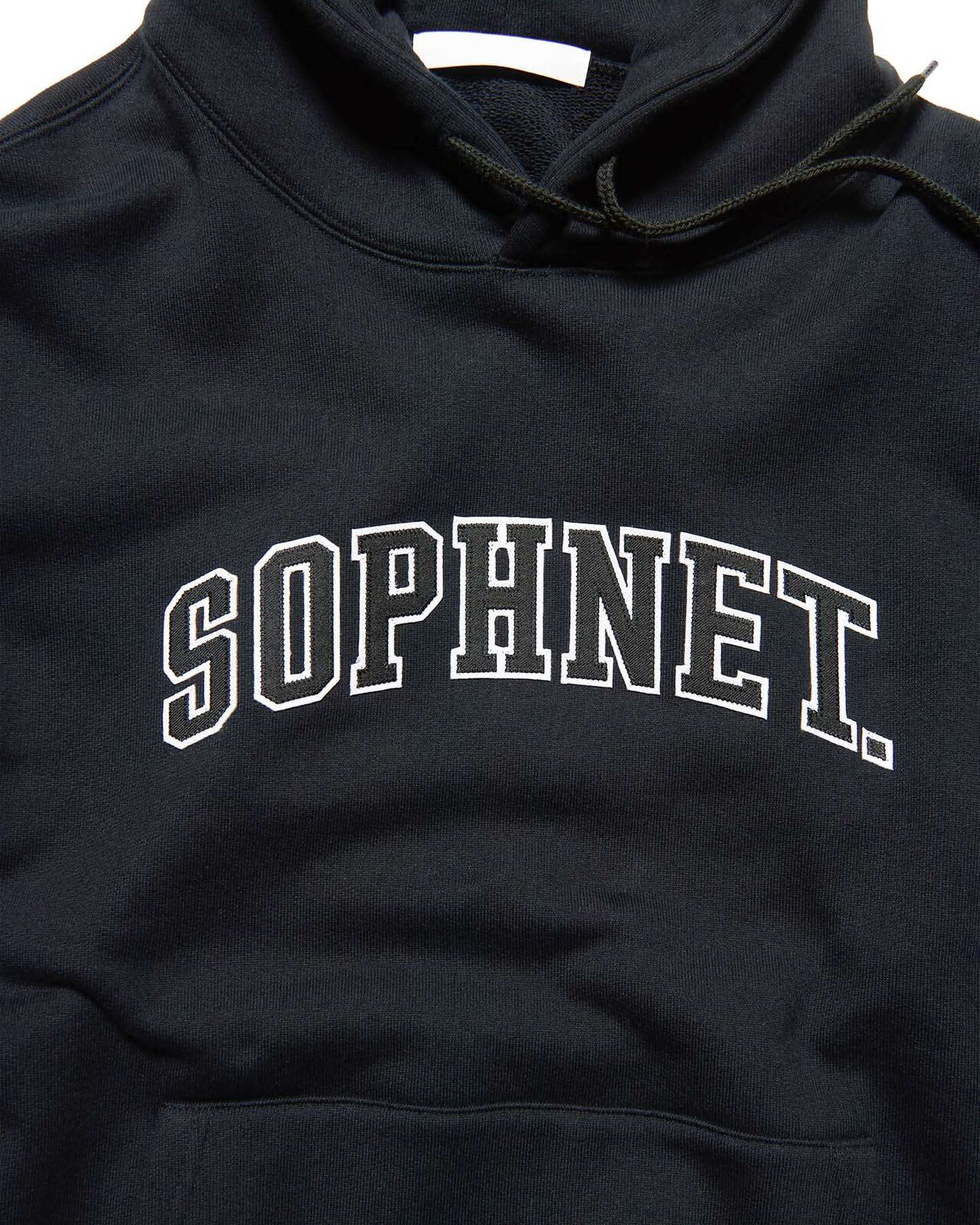 COLLEGE LOGO SWEAT HOODIE,BLACK, large image number 2