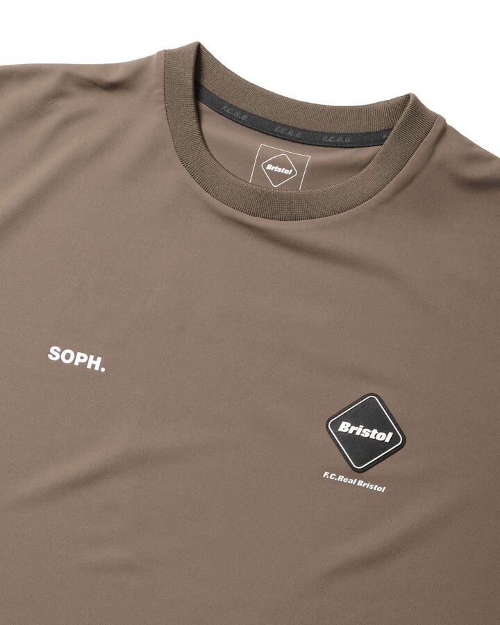 S/S ATHLETIC TOP,MOCHA, medium image number 2