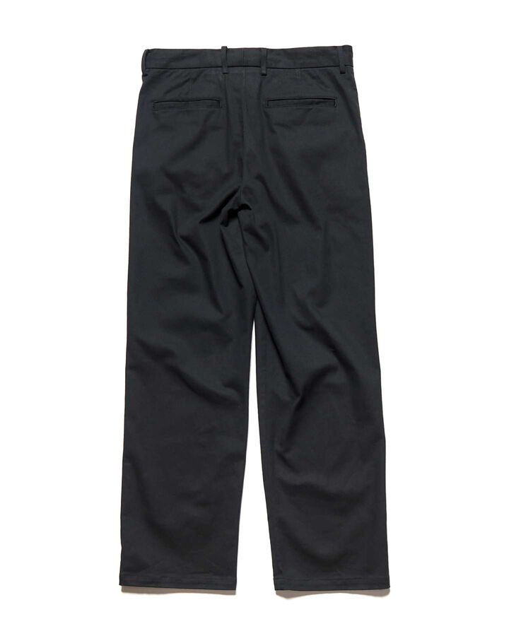 STRETCH TWILL CLASSIC SLACKS,BLACK, medium image number 1