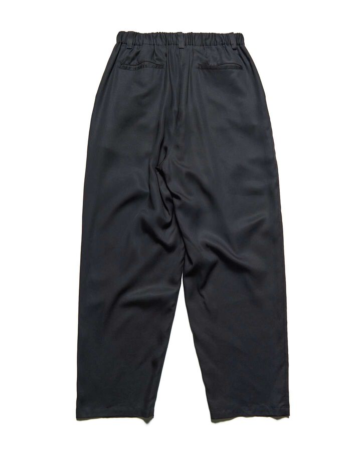 DRAPE TAPERED BOLD PANTS,BLACK, medium image number 1