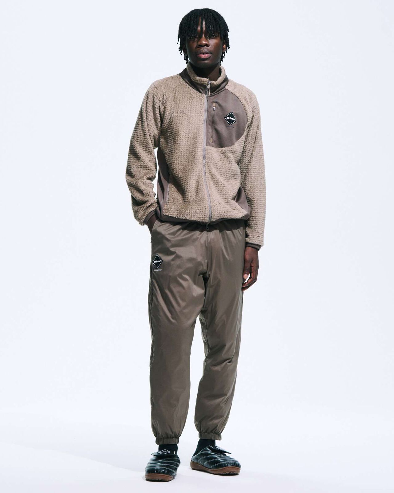 HYBRID FLEECE BLOUSON,BEIGE, large image number 6